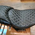 selle biplace damier